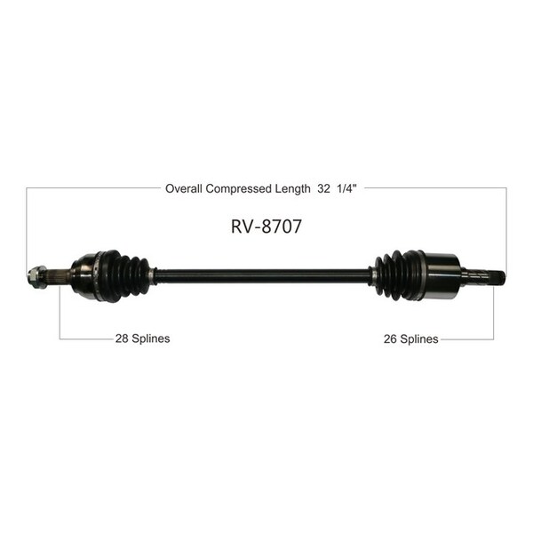 Surtrack Axle Cv Axle Shaft, Rv-8707 RV-8707 - main